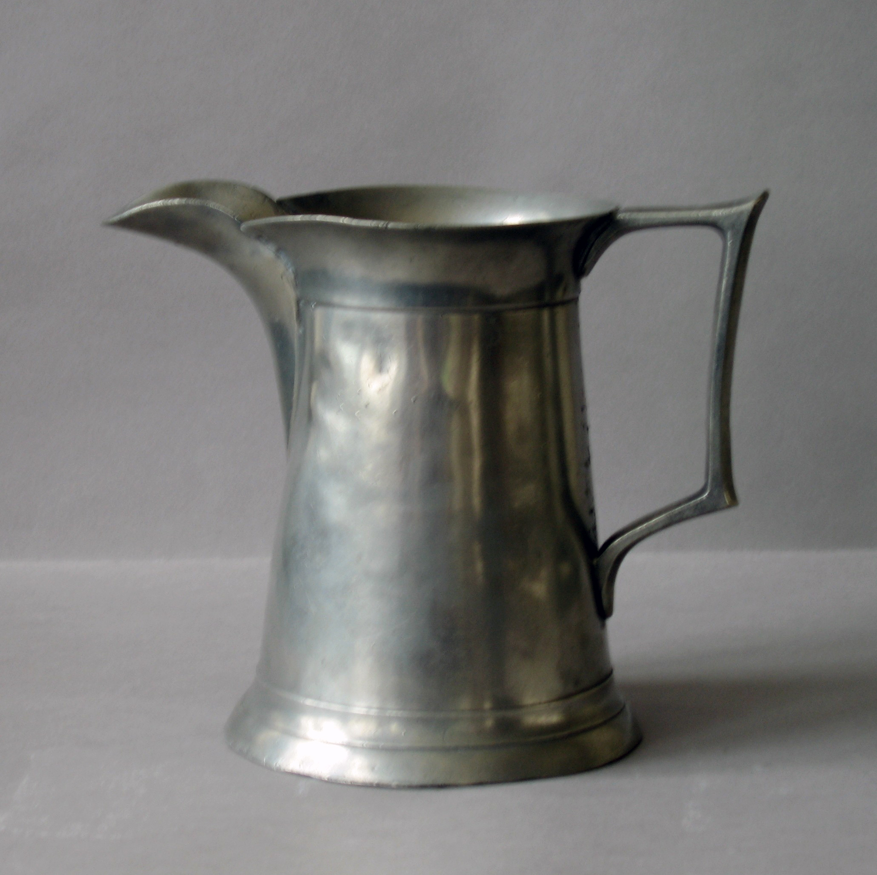 1963.0666 Pewter pitcher