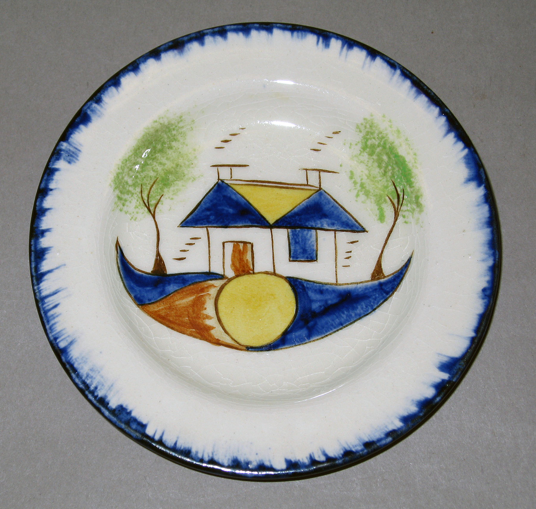 1954.0003.011 Pearlware plate