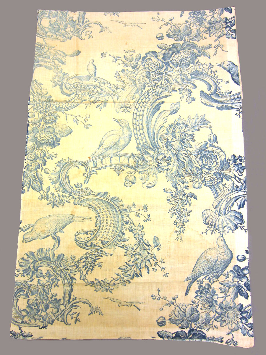1966.1315.002 Textile, printed partial obverse