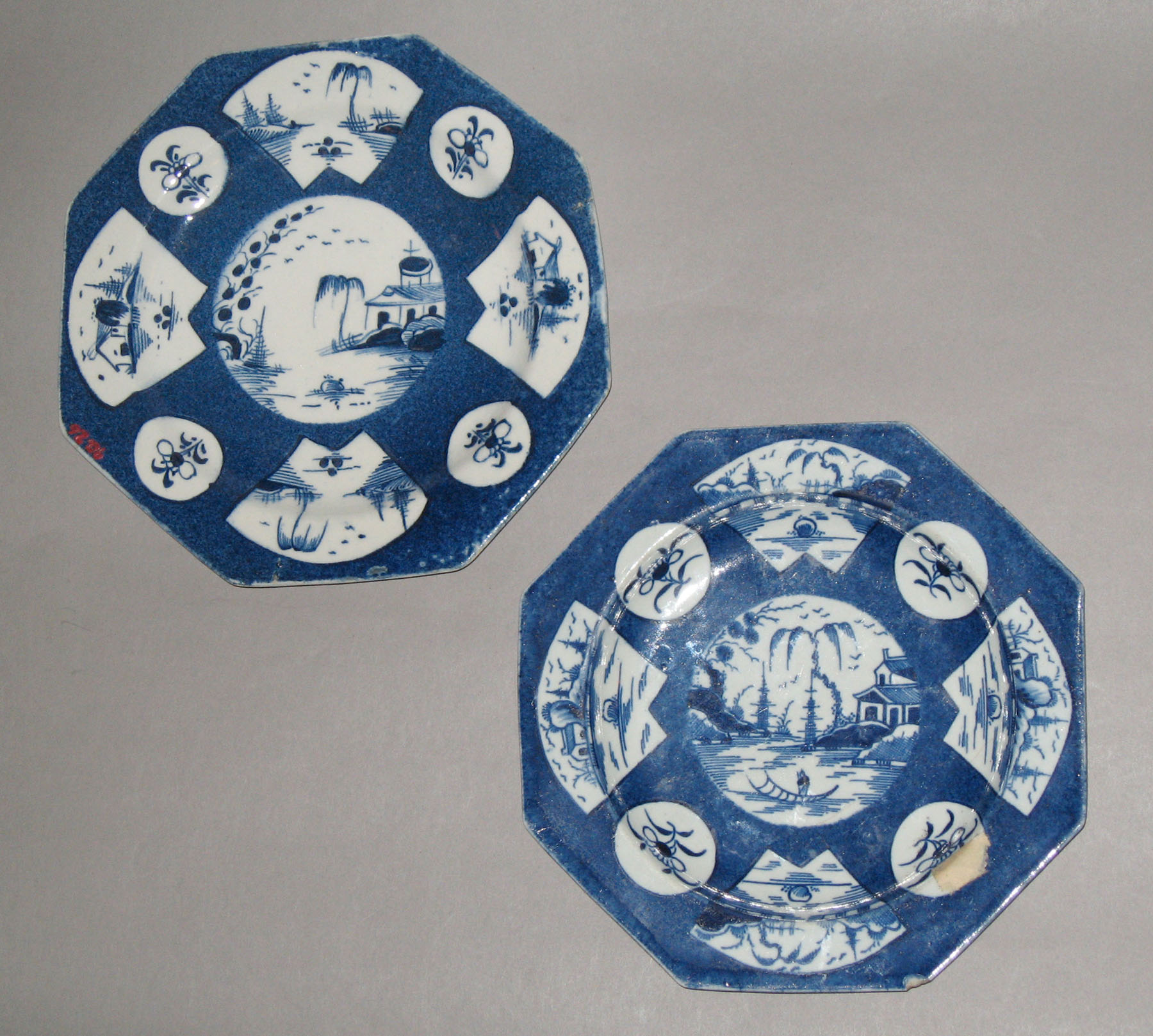 1990.0026, 2001.0003.026.003 Bow porcelain small plates
