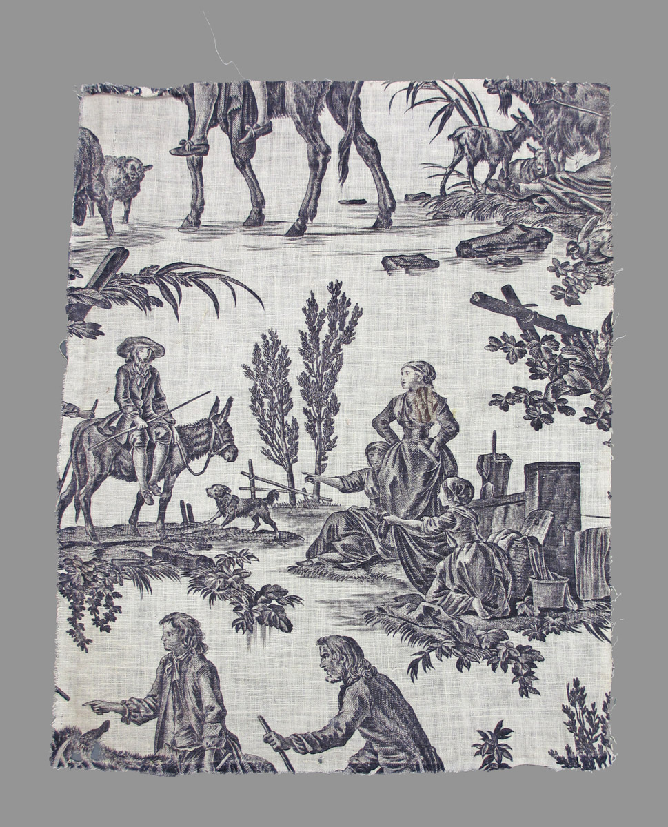1969.1330.010 textile, printed obverse