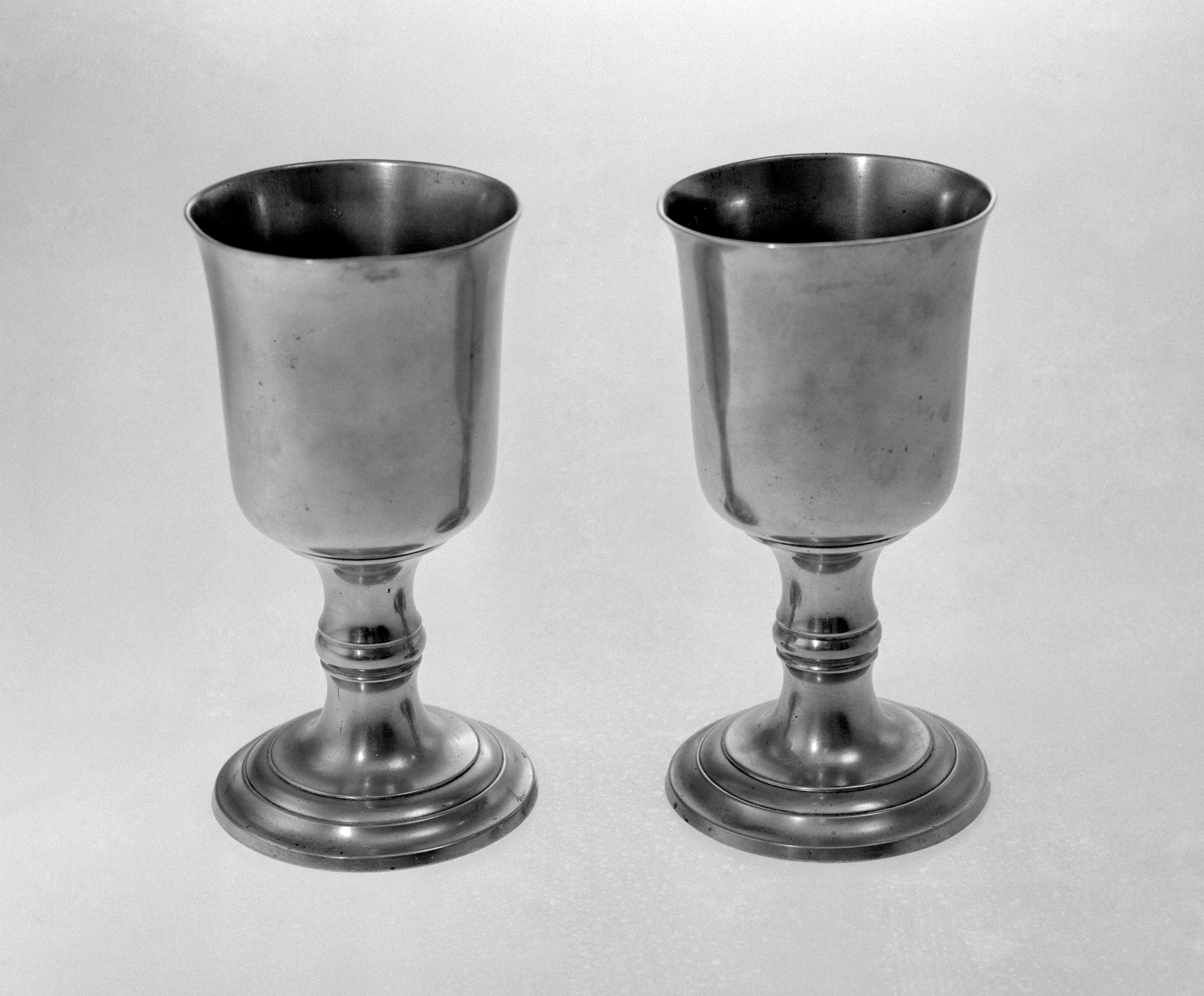 1956.0046.023, .024 Pewter chalices