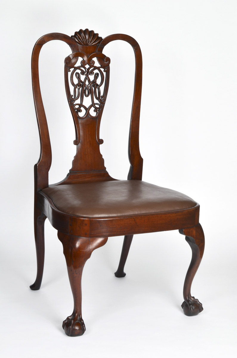 1952.0095 Chair, 1984.0655.003 Slip seat, view 1