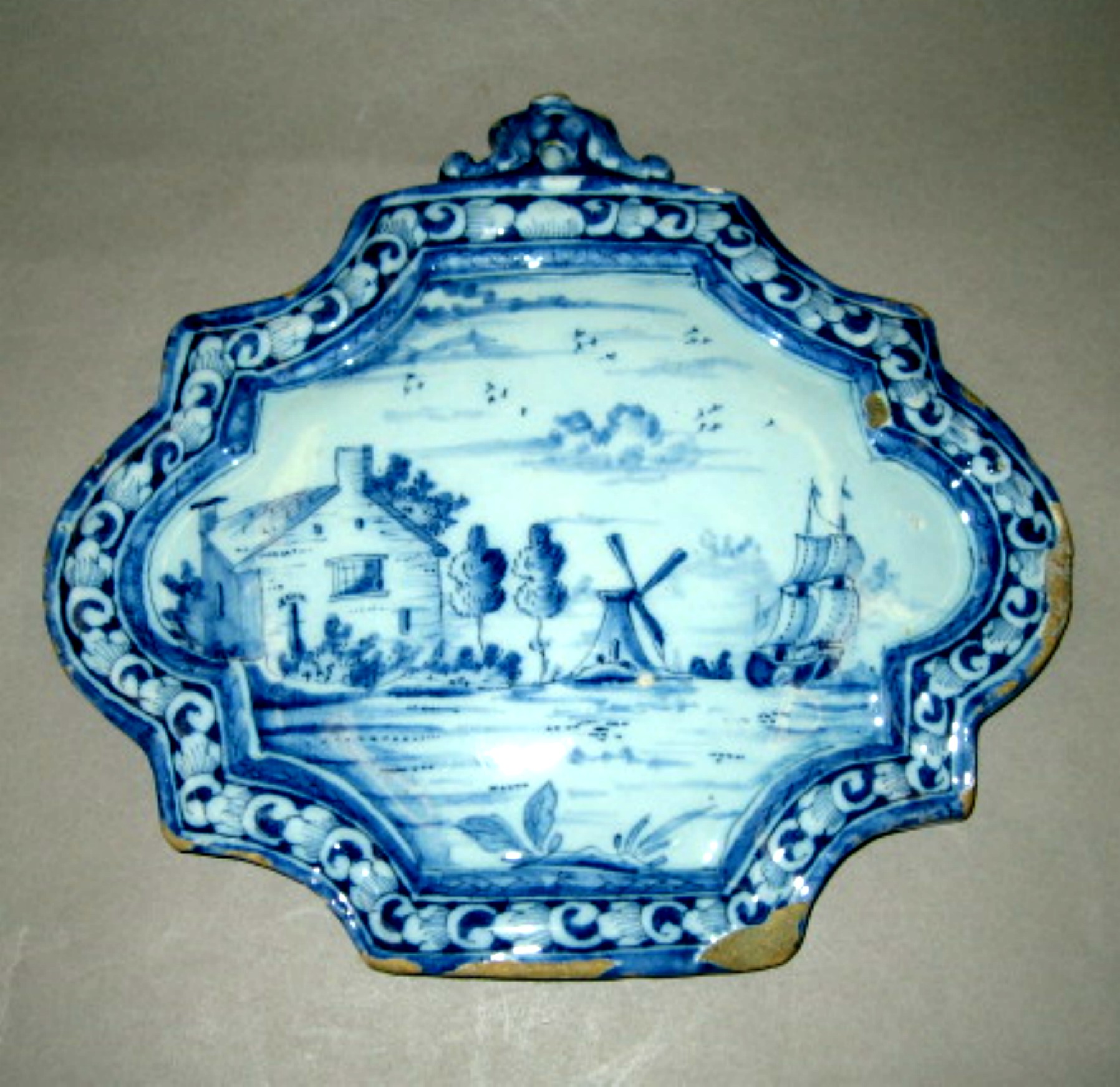 1959.2688 Tin-glazed earthenware plaque