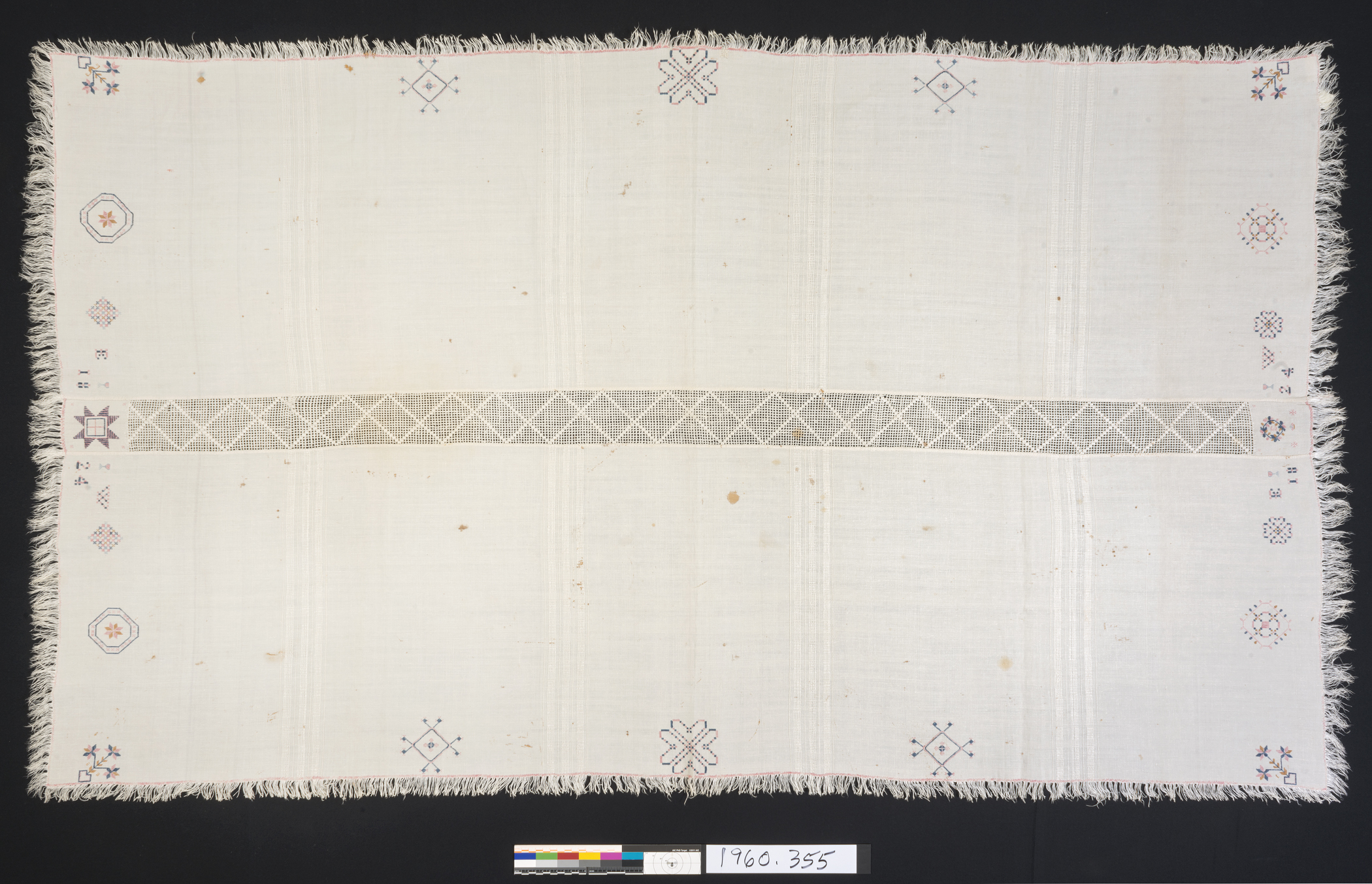 1960.0355 Tablecloth, view 1