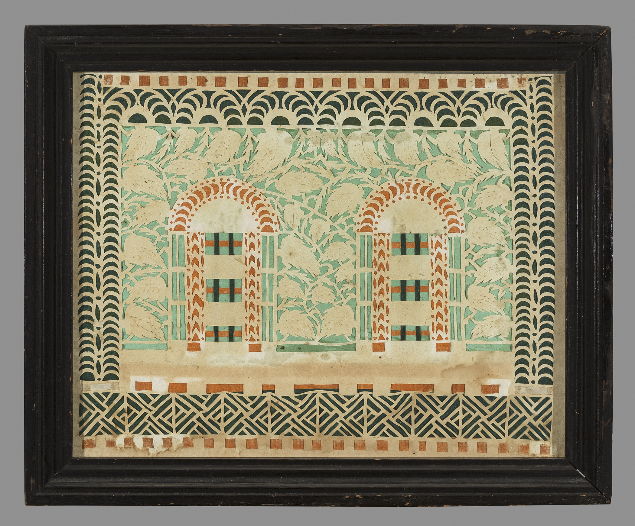 1957.1204 A Fraktur, B Frame, view 1