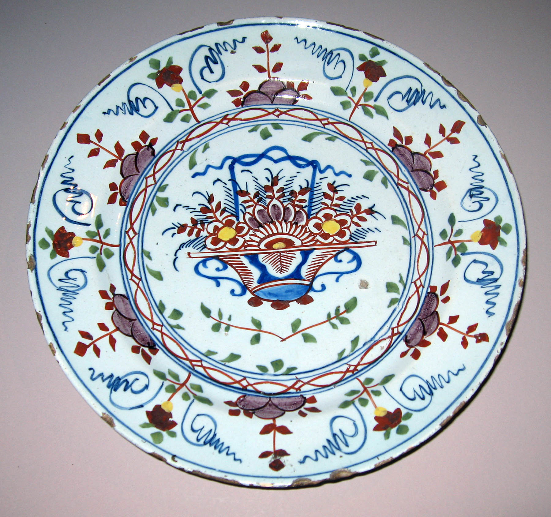 1958.1582 Delftware plate