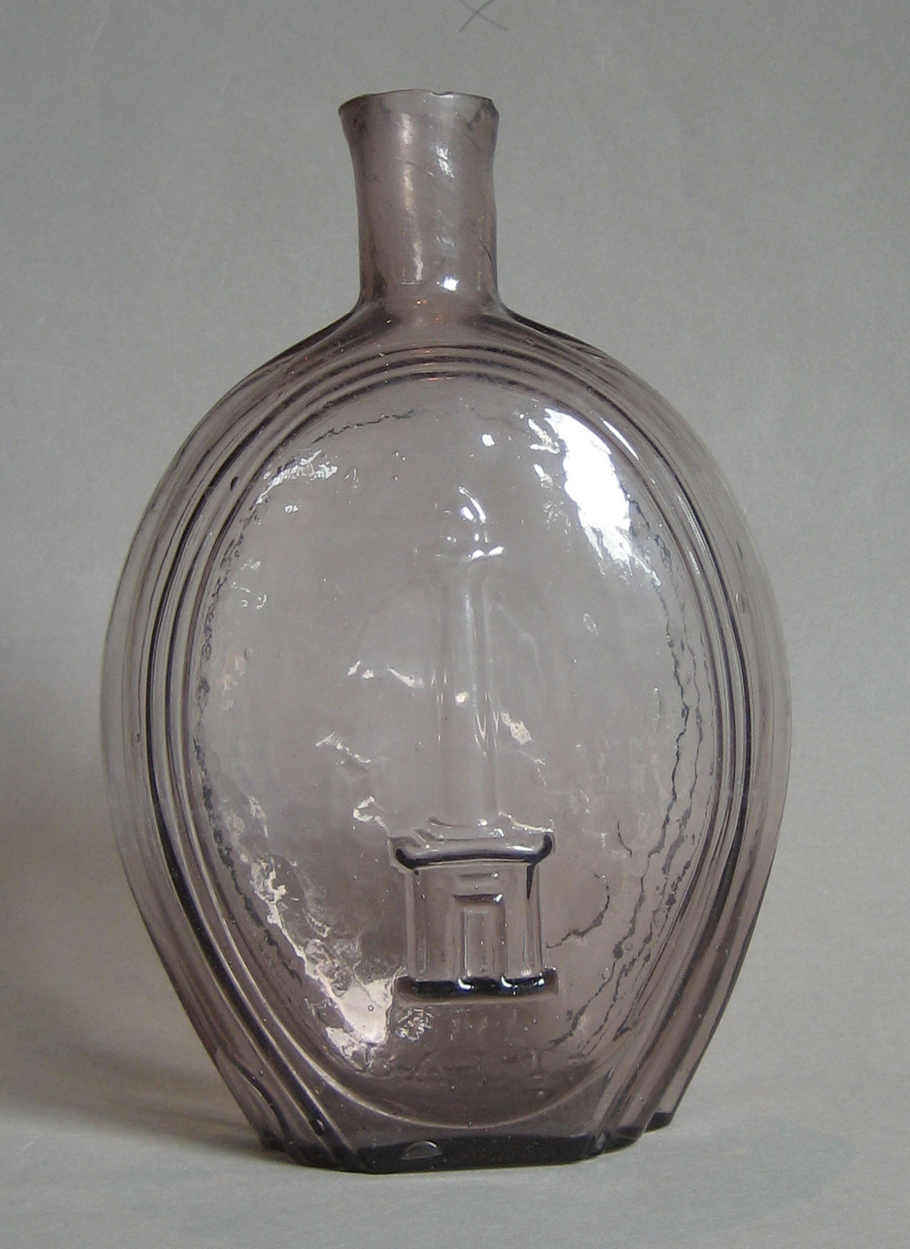 1973.0400.002 (side 1) Glass Flask