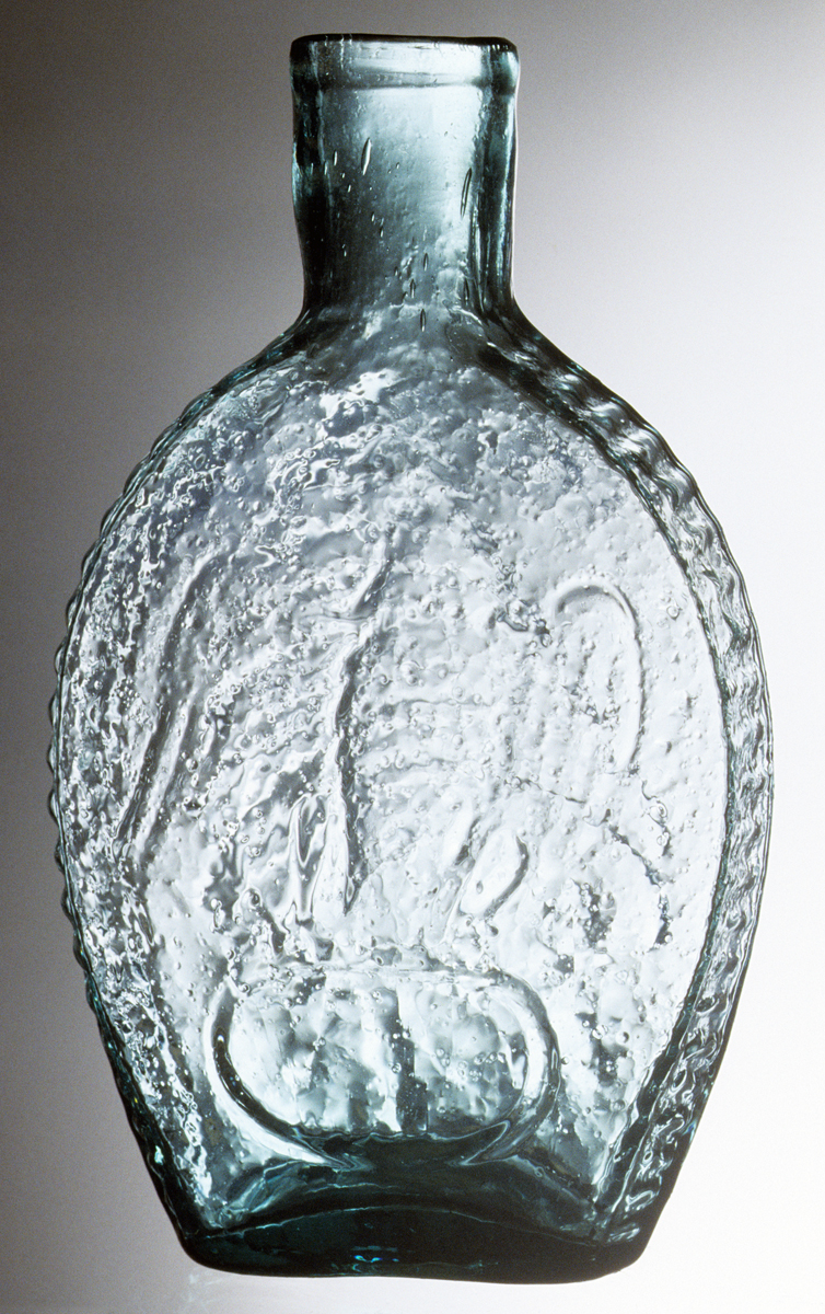 1973.0415.001 (side 1) Glass Flask