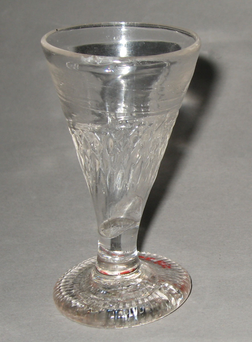 1959.3230 Lead glass toy wineglass
