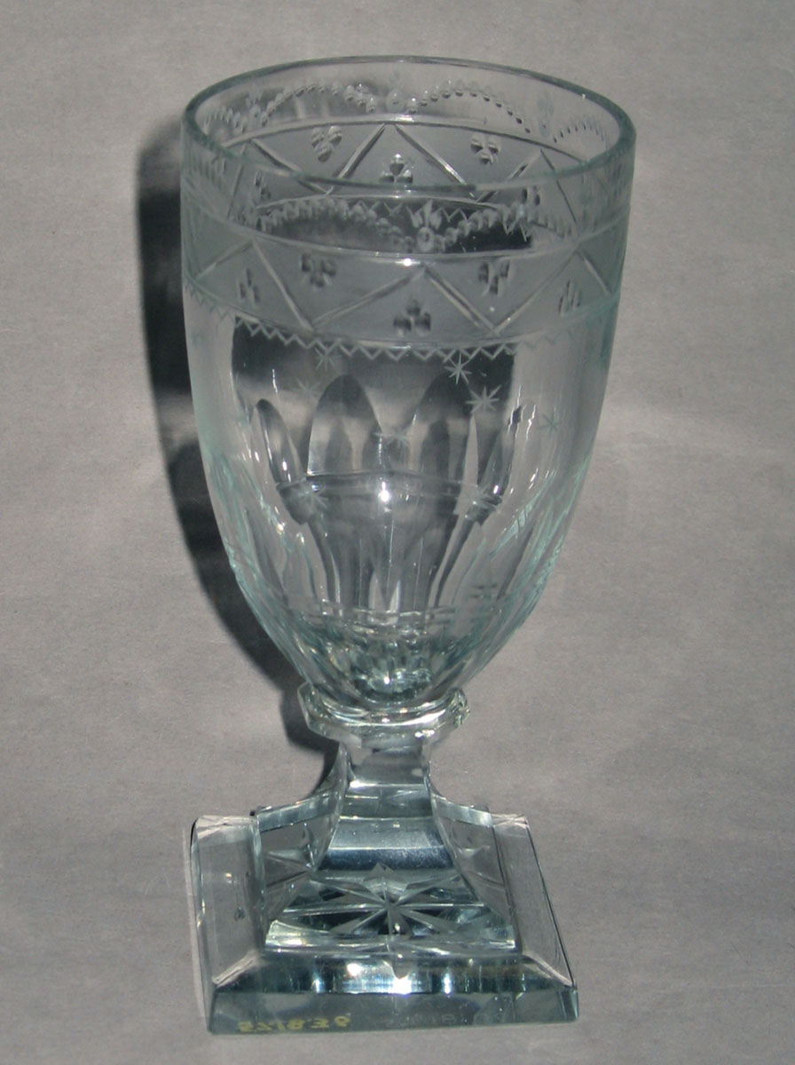 1957.0018.036 Colorless glass wineglass