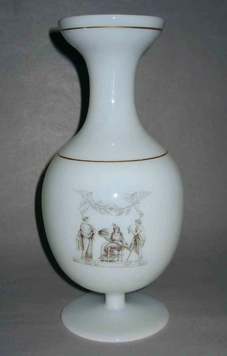 1959.1380 White glass vase