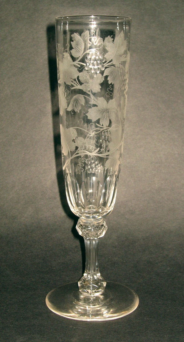 2002.0021.003 Glass flute glass