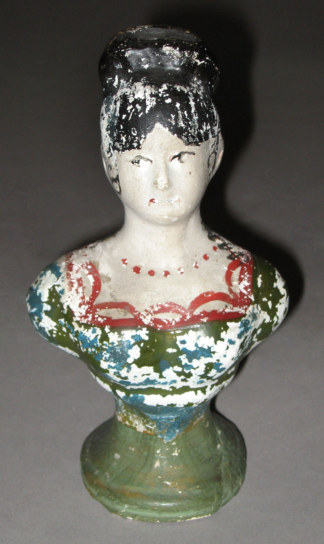 1964.1682 Chalkware bust (woman)