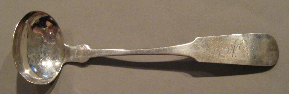 1998.0004.518 Silver Ladle upper surface