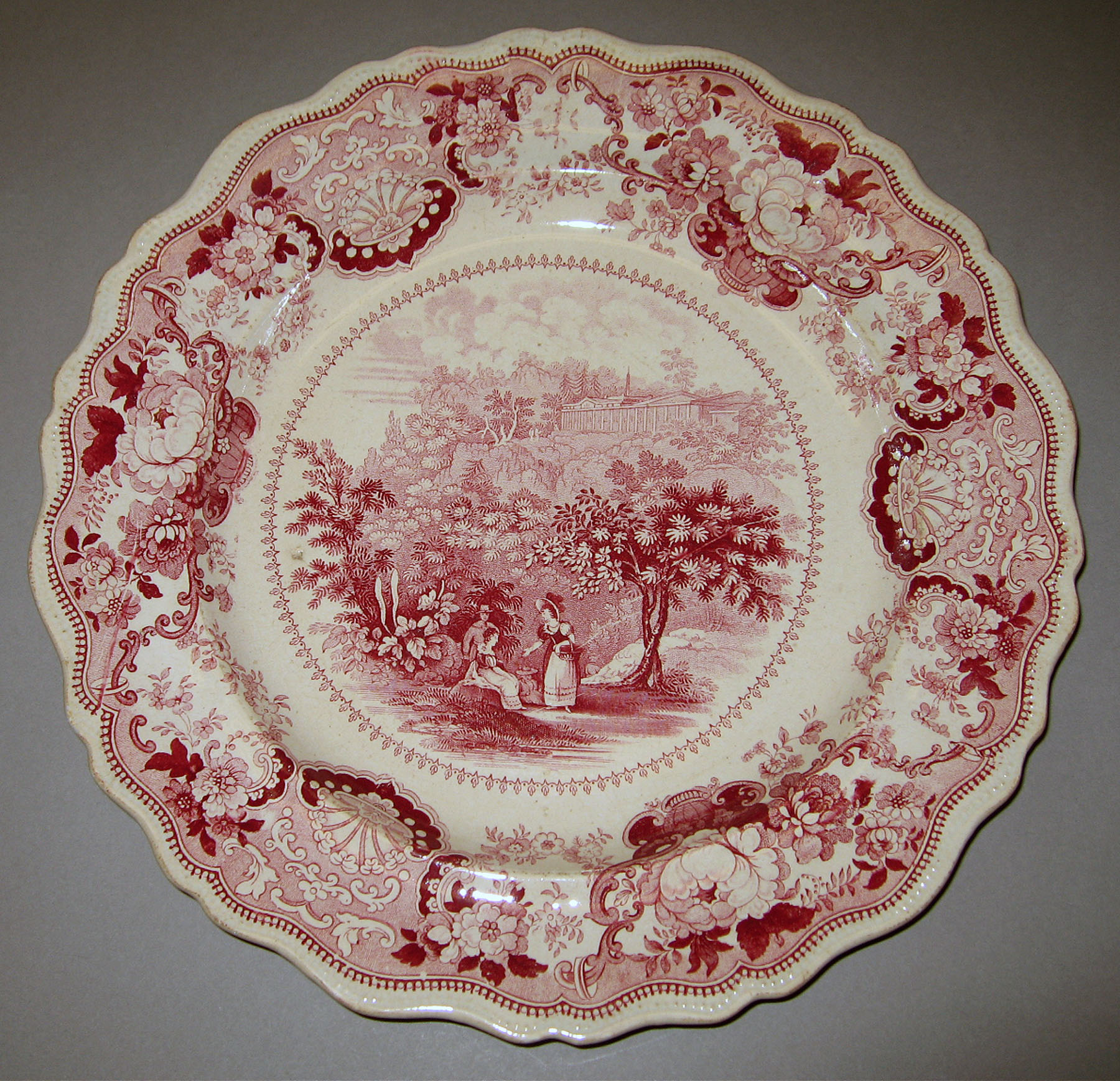 1956.0046.035 Adams earthenware plate