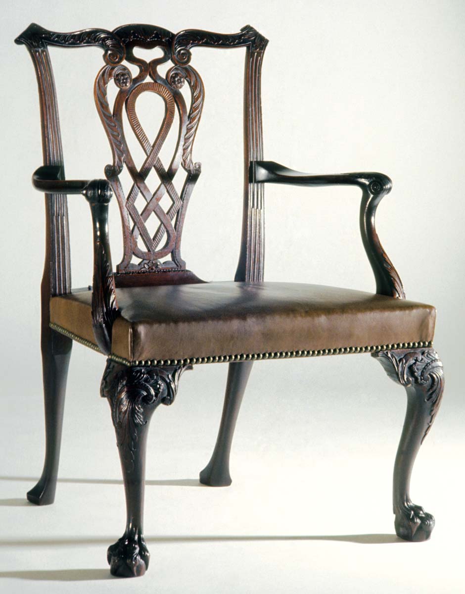 1951.0080 Chair, Armchair, view 2
