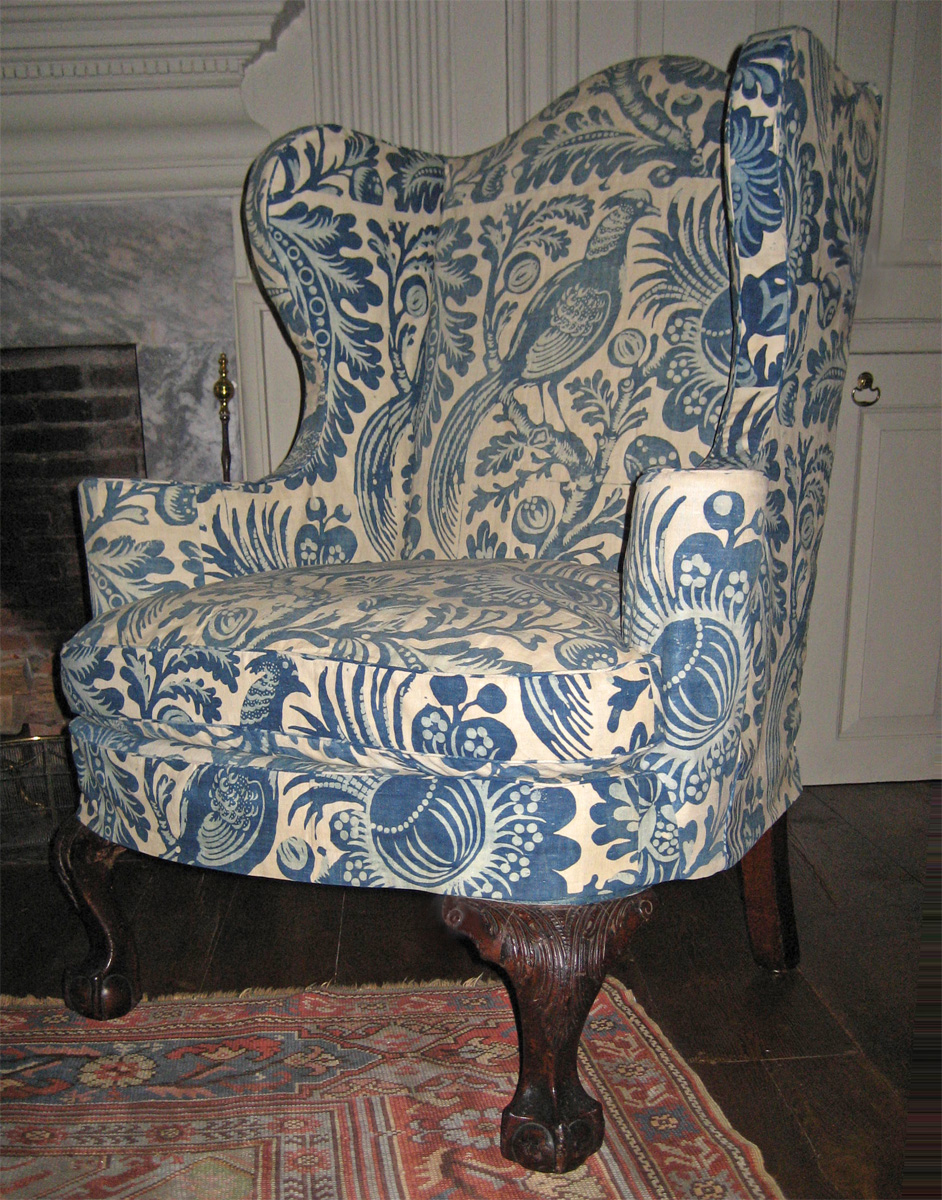 1957.0533 Chair, 1969.5503 Slip cover, view 2