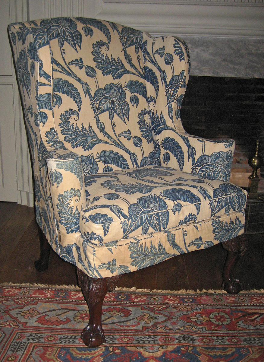 1958.0591 Chair, 1969.5504 Slip cover, view 1