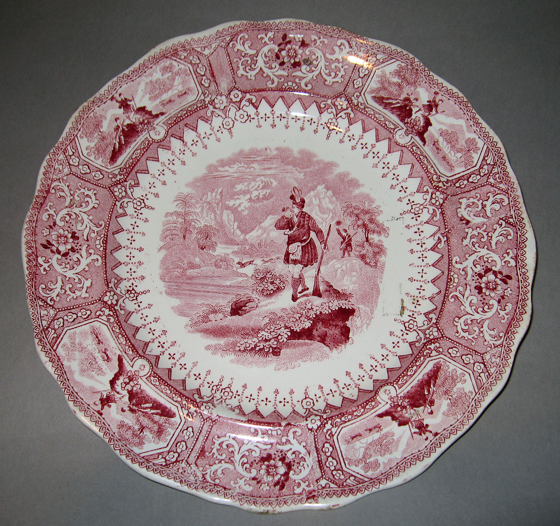 1961.0440.002 Adams Earthenware plate