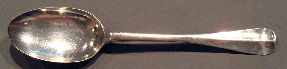 1998.0004.1666 Silver Spoon upper surface