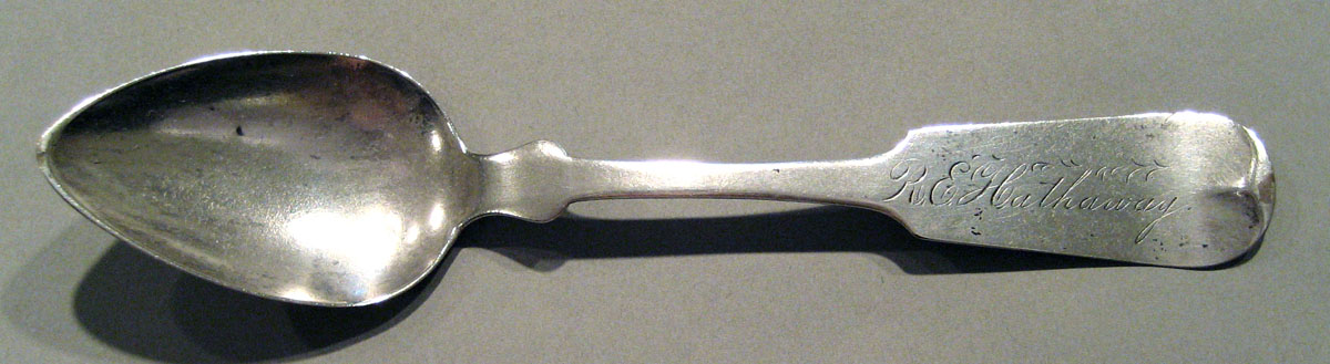 1984.0005.117.001 Silver Spoon upper surface