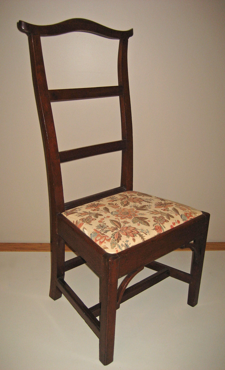 1957.0103.004 Chair, Side chair with 1969.3082.004 Slip seat view 1