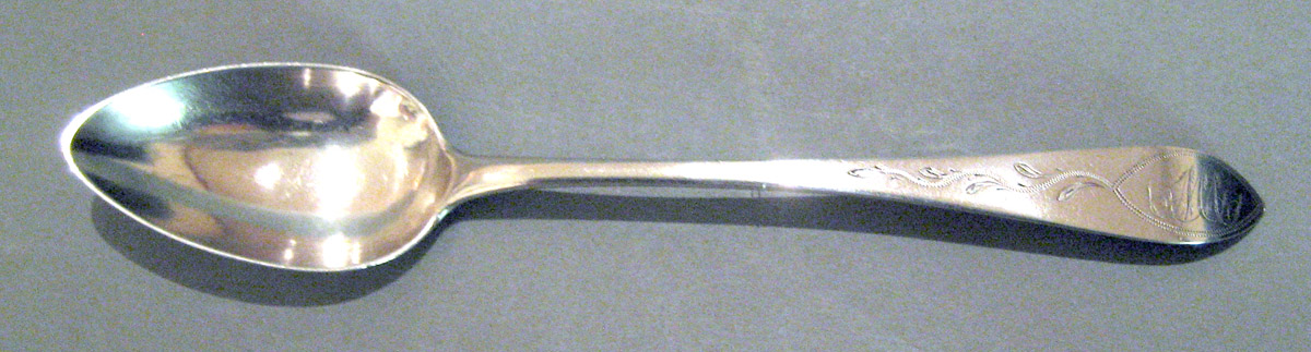 1963.0119 Silver Spoon upper surface
