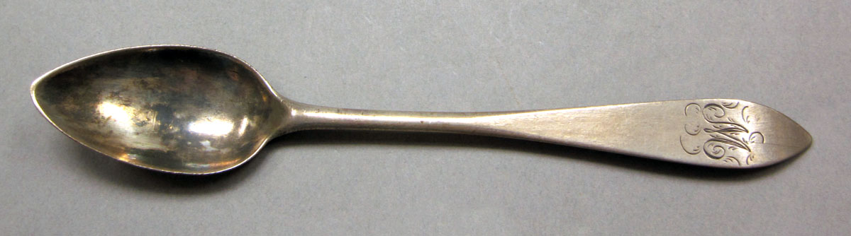 1962.0240.208 Silver spoon upper surface