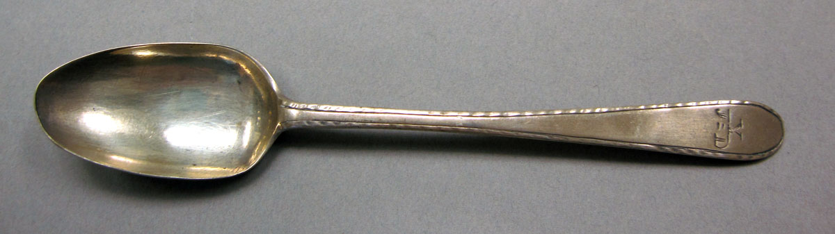1962.0240.228 Silver spoon upper surface