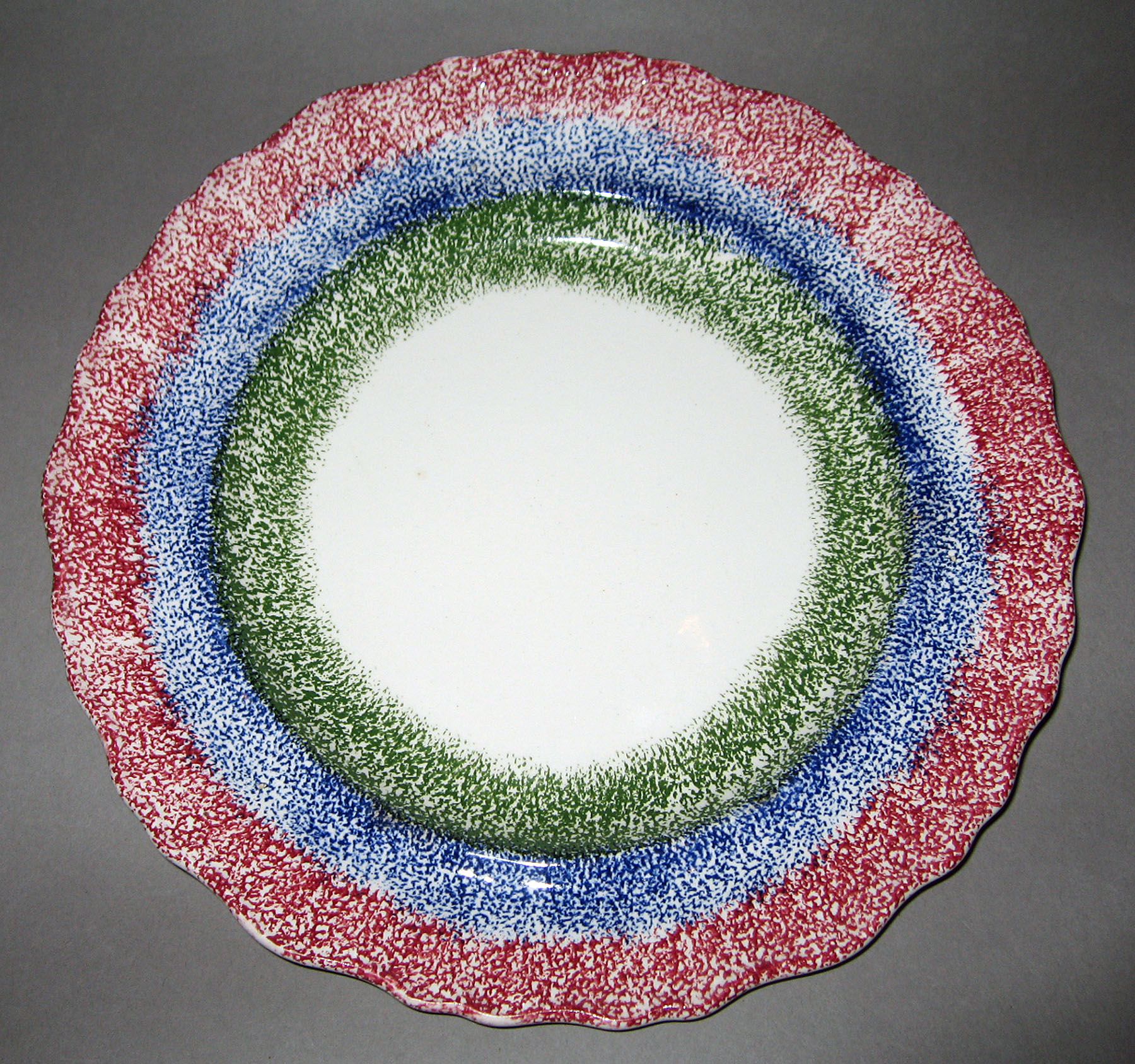 1965.0802 Spatterware plate