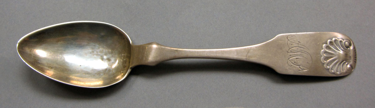 1962.0240.606 Silver spoon upper surface