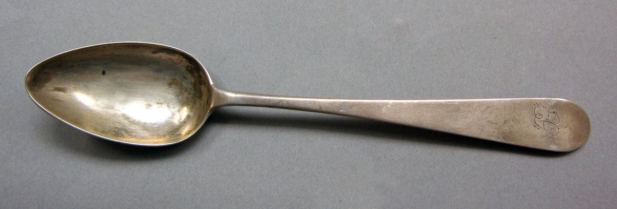 1962.0240.616 Silver spoon upper surface