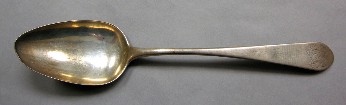 1962.0240.1132 Silver spoon upper surface
