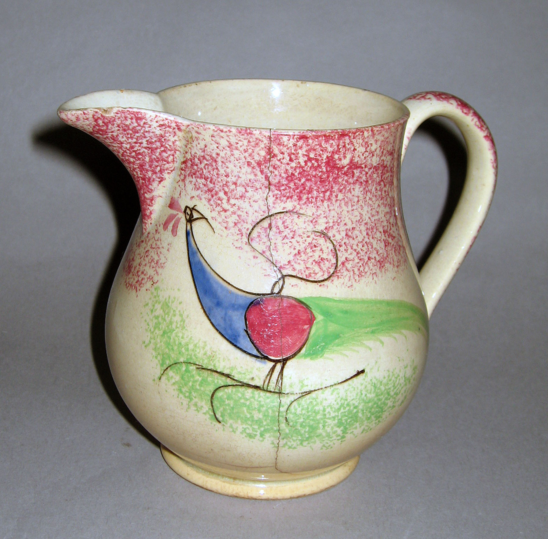 1965.0998 Spatterware jug