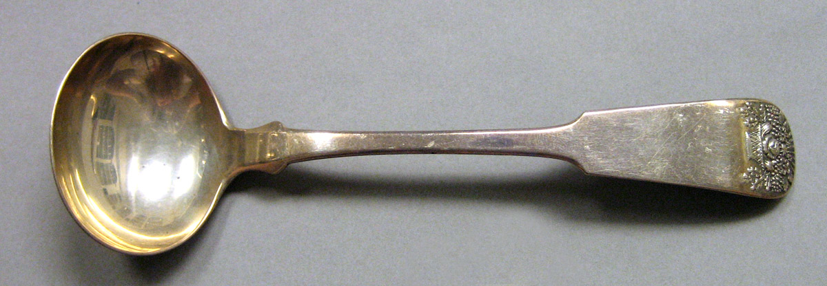1962.0240.1680 Silver Ladle upper surface