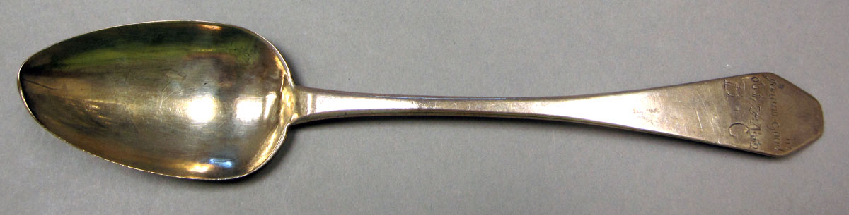 1967.0101 Silver Spoon upper surface