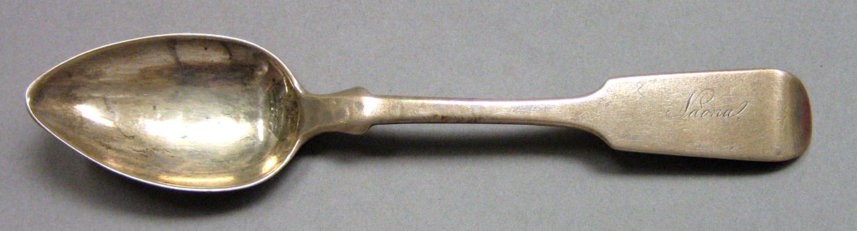 1967.0166 Silver Spoon upper surface