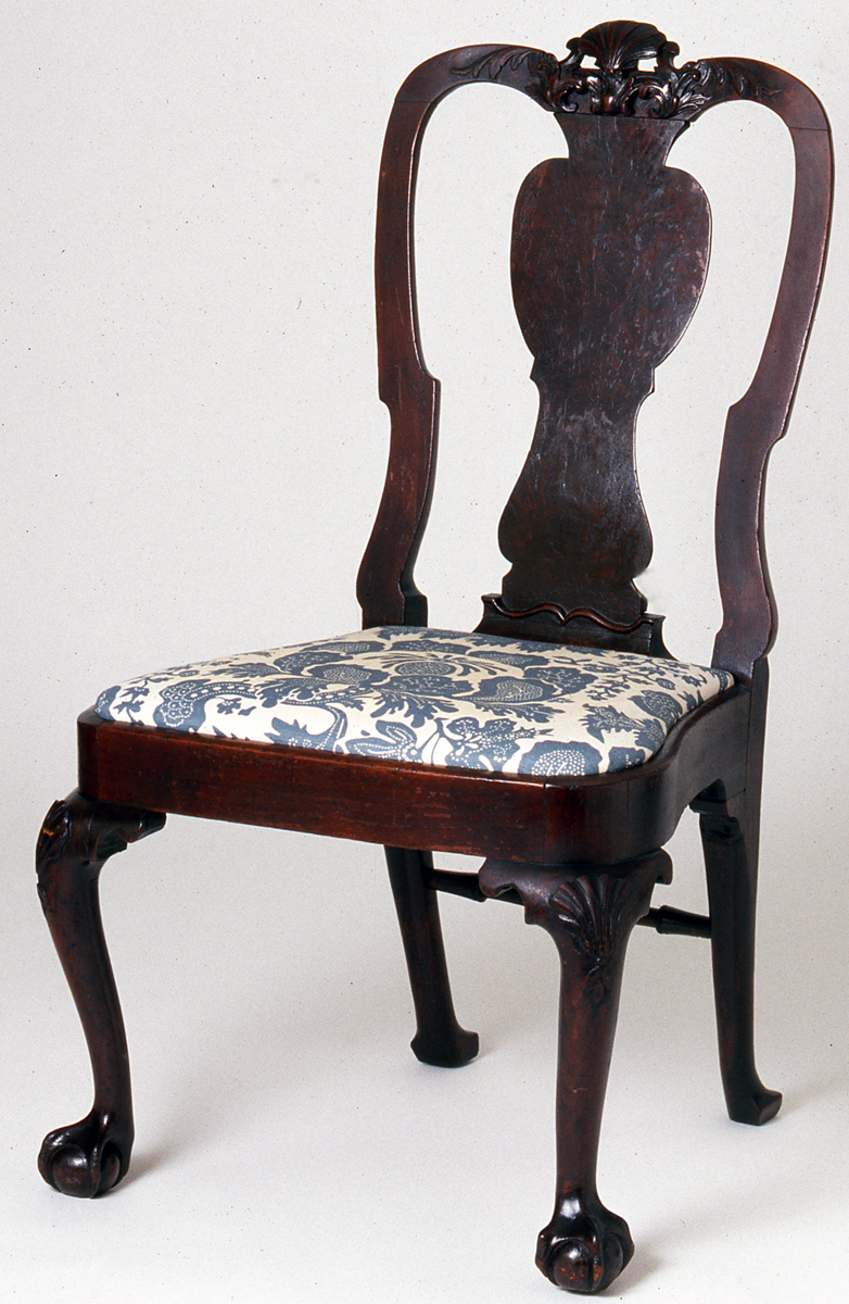 1963.0615.002 Chair, 1969.7970.005 Slip cover