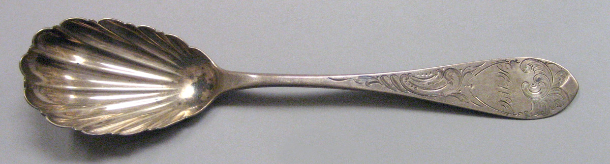1970.0476 Silver Spoon upper surface