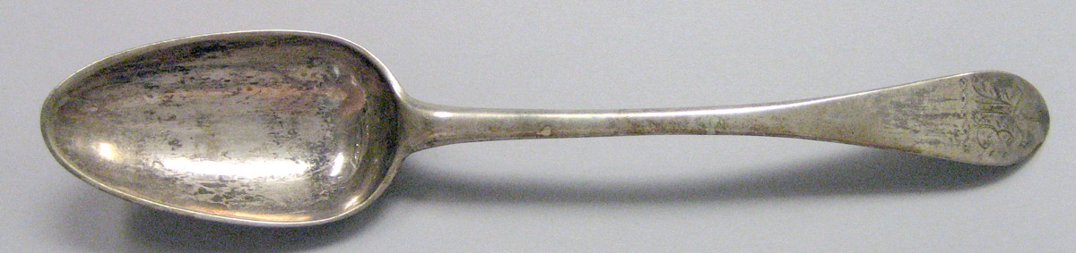 1971.0168.001 Silver Spoon upper surface