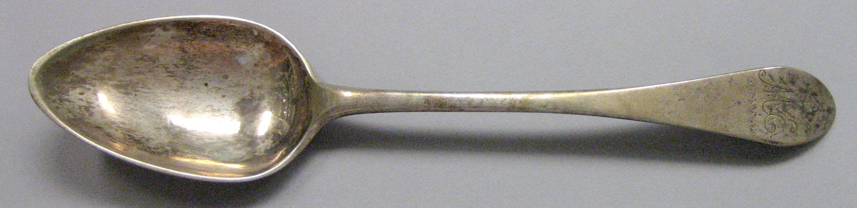 1971.0168.003 Silver Spoon upper surface