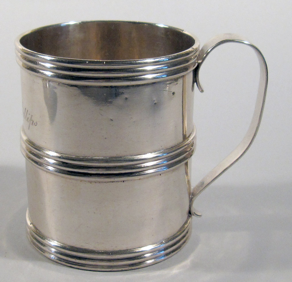 1964.0107 Silver Mug side 1