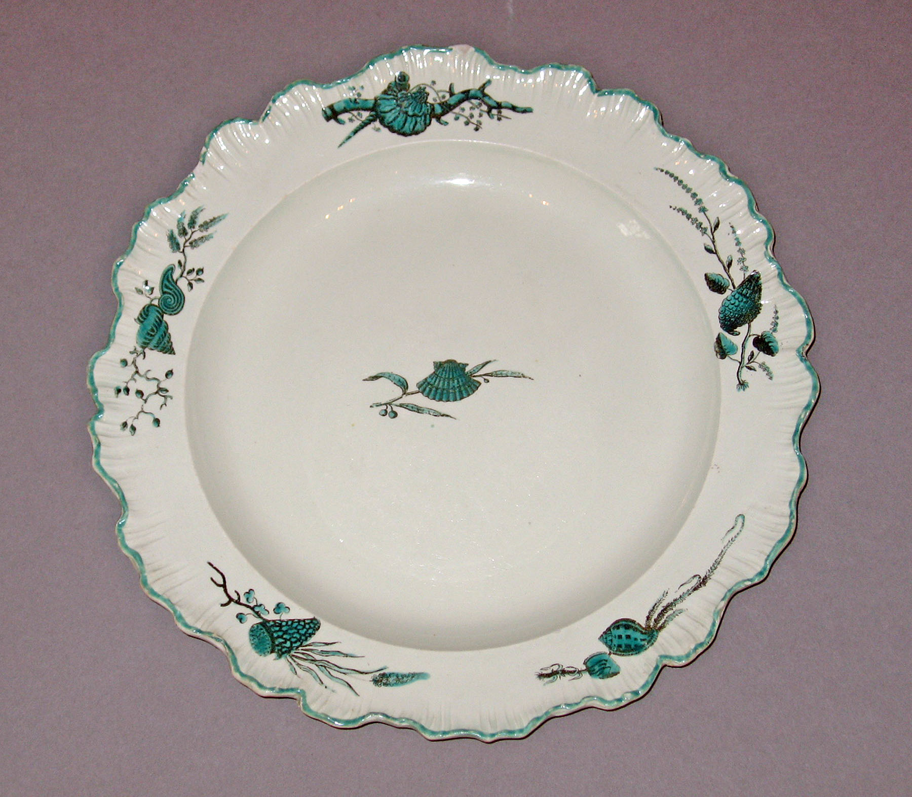 1960.0147.001 Creamware plate