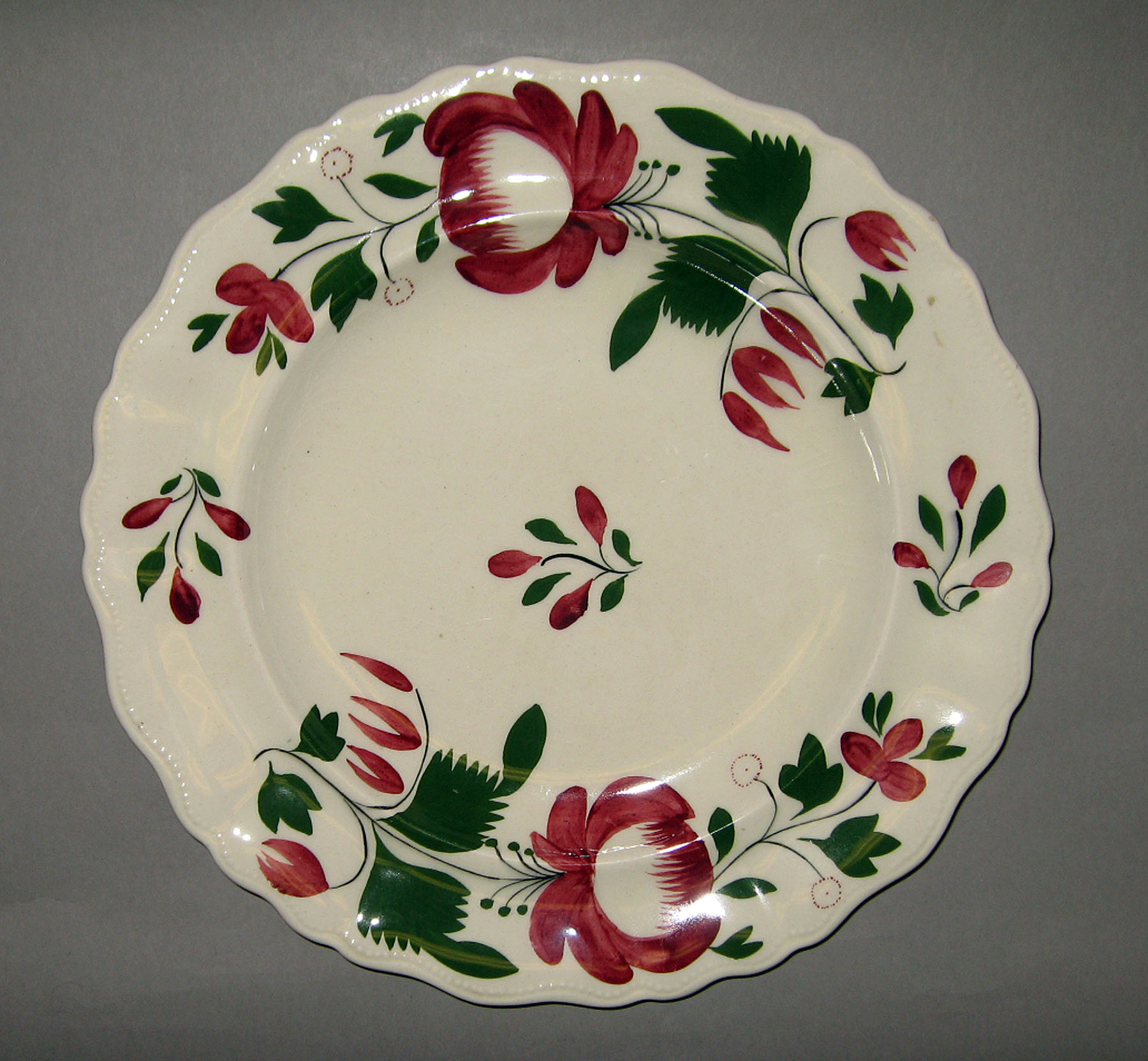 1954.0003.014 Pearlware plate