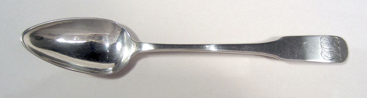 1957.0007.002 Silver Spoon upper surface