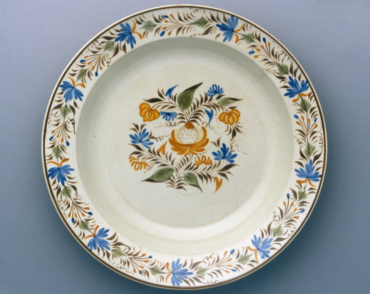 1959.1186 Pearlware soup plate