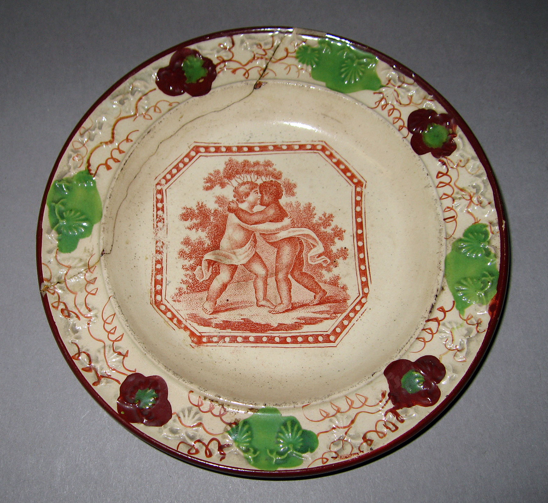 1955.0579 Pearlware plate