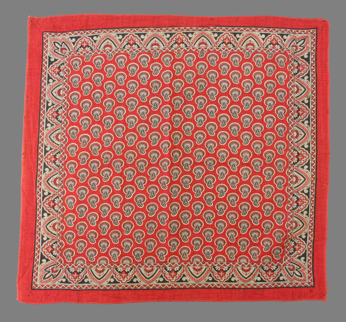 1969.3100 textile, printed obverse