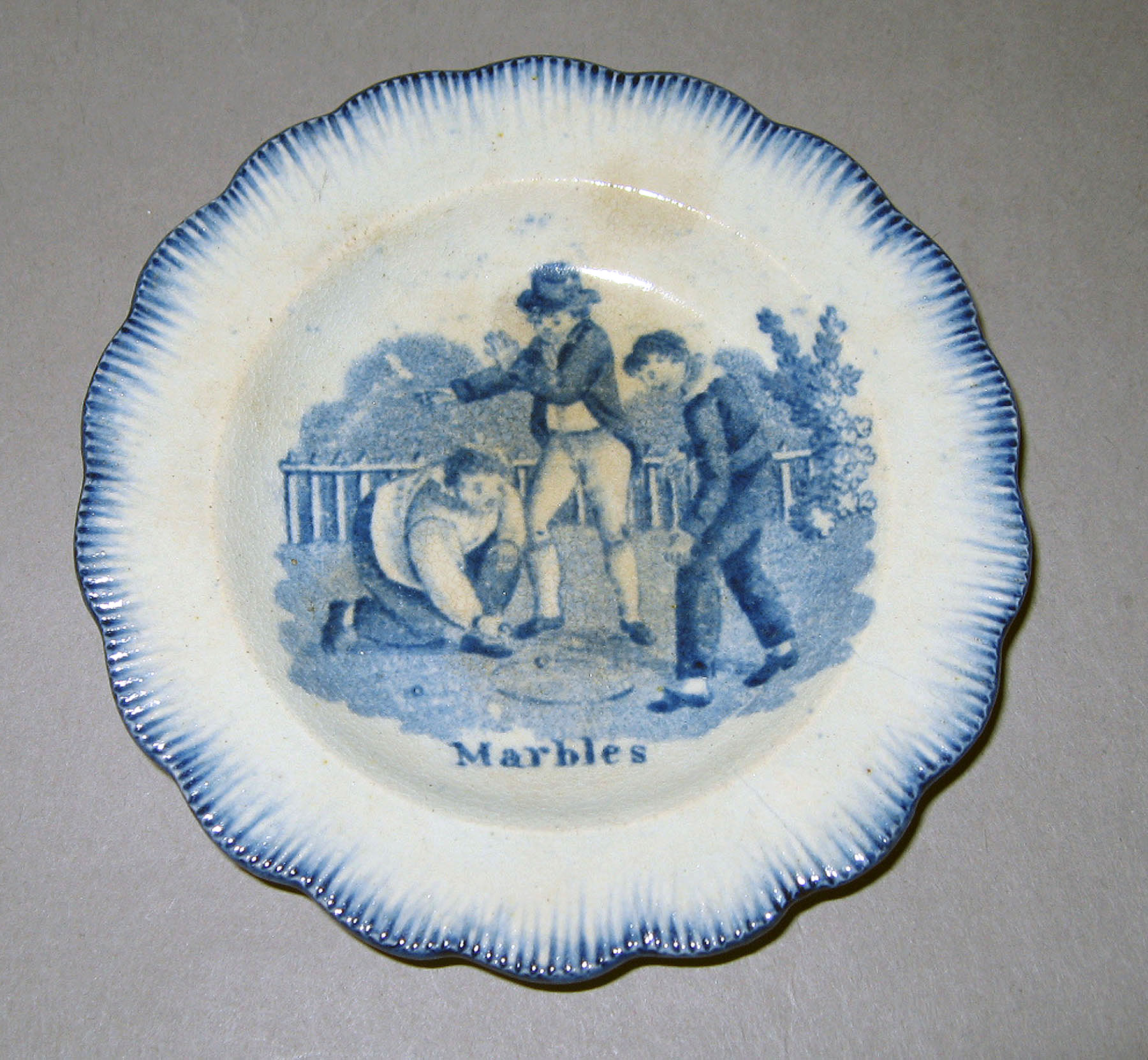 1965.0568 Pearlware plate